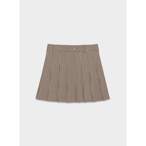 Aritzia Sunday Best Olive Micro Skirt in LILIANA BEIGE/BLACK NWT - Picture 8 of 13